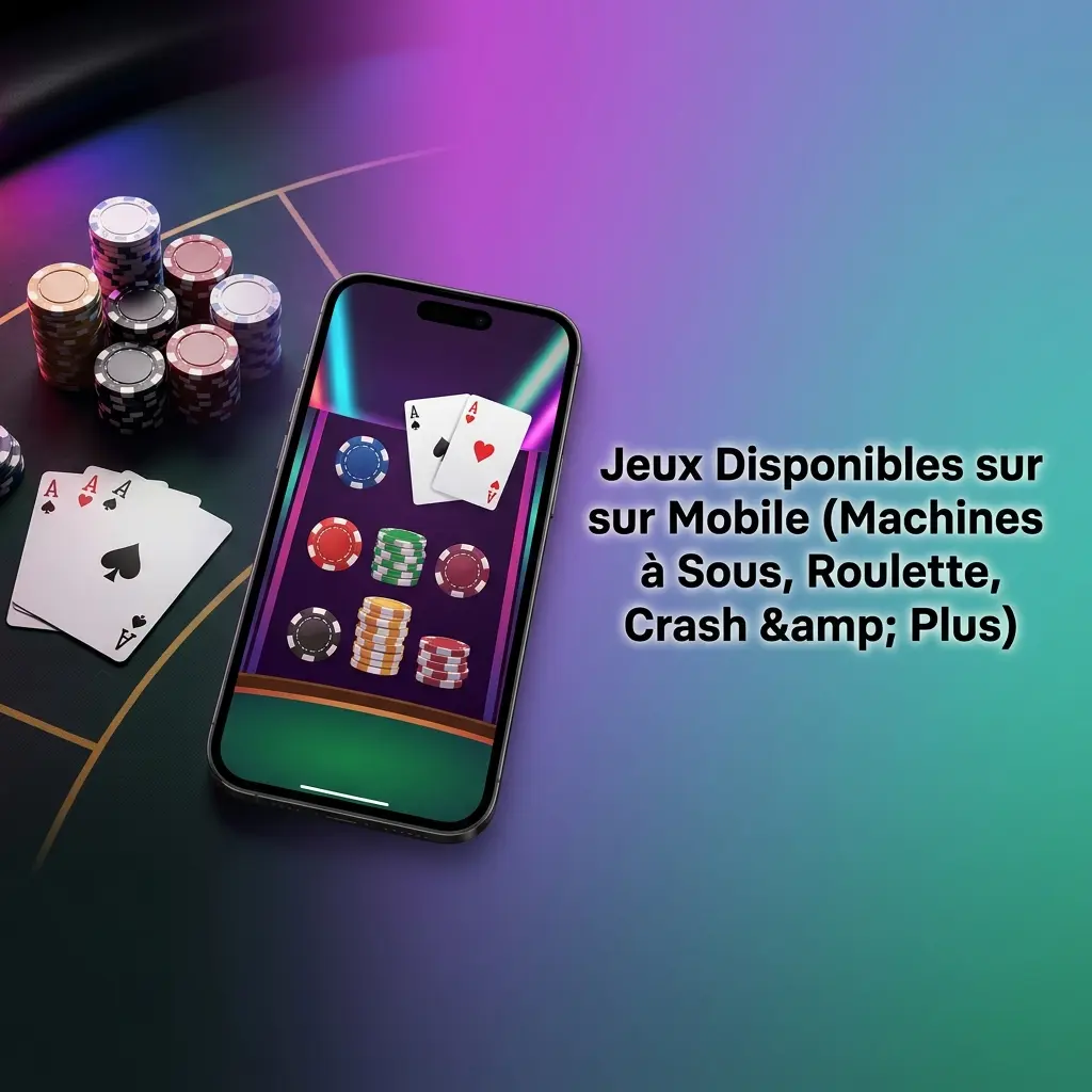 Catalogue mobile Lucky Treasure : machines à sous, roulette, live casino et crash games sur smartphone