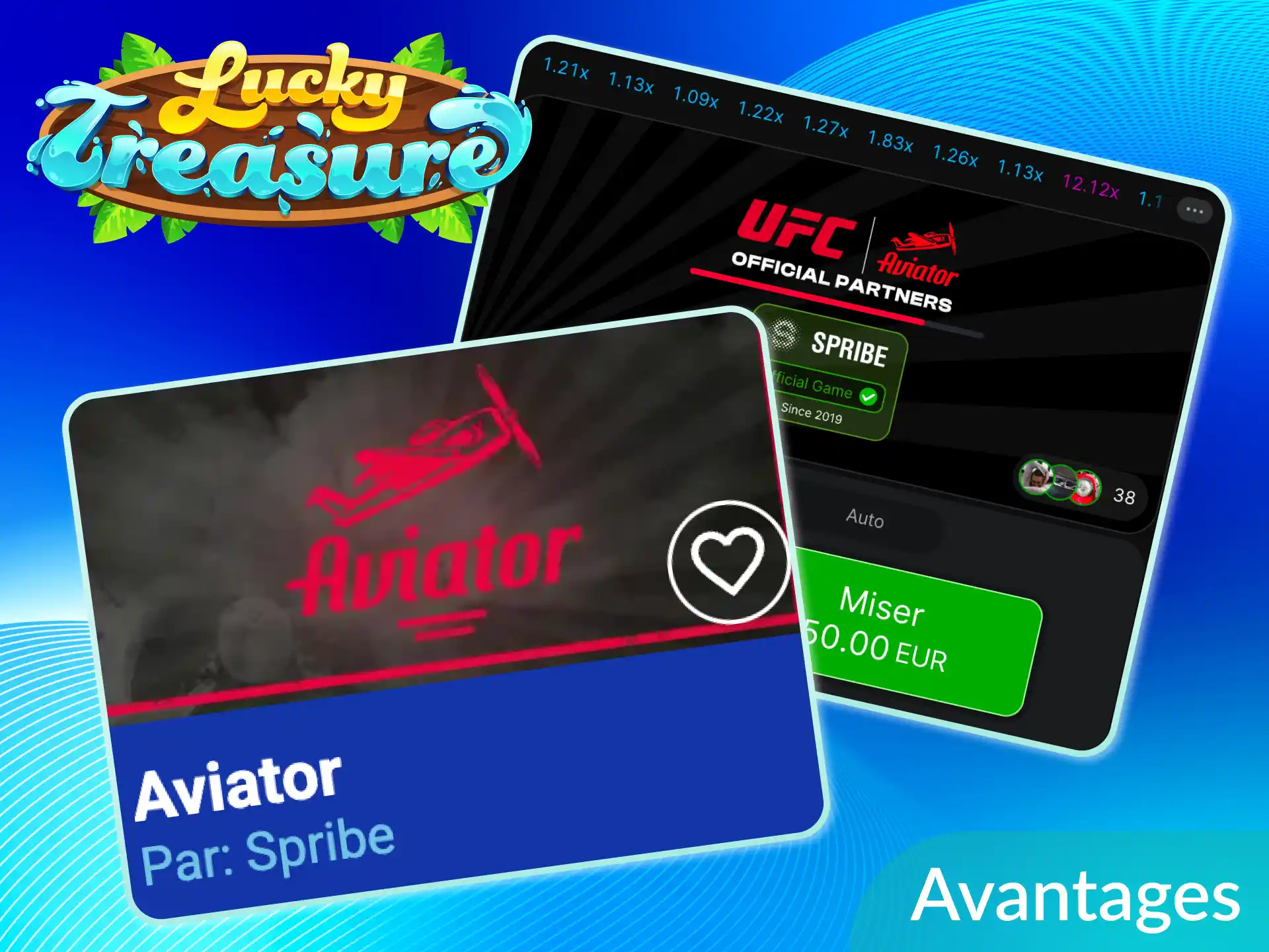 Découvrez tous les avantages de jouer à Aviator sur Lucky Treasure dès aujourd'hui.