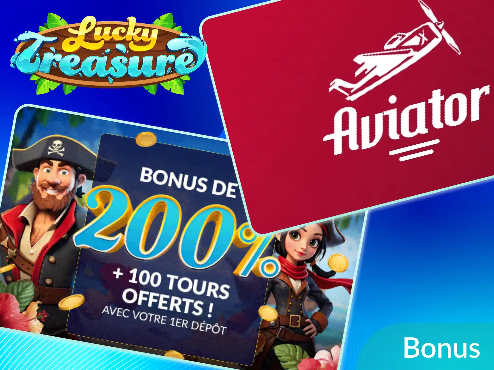 Découvrez l'offre de bonus Aviator sur Lucky Treasure pour maximiser vos sessions de jeu en France.